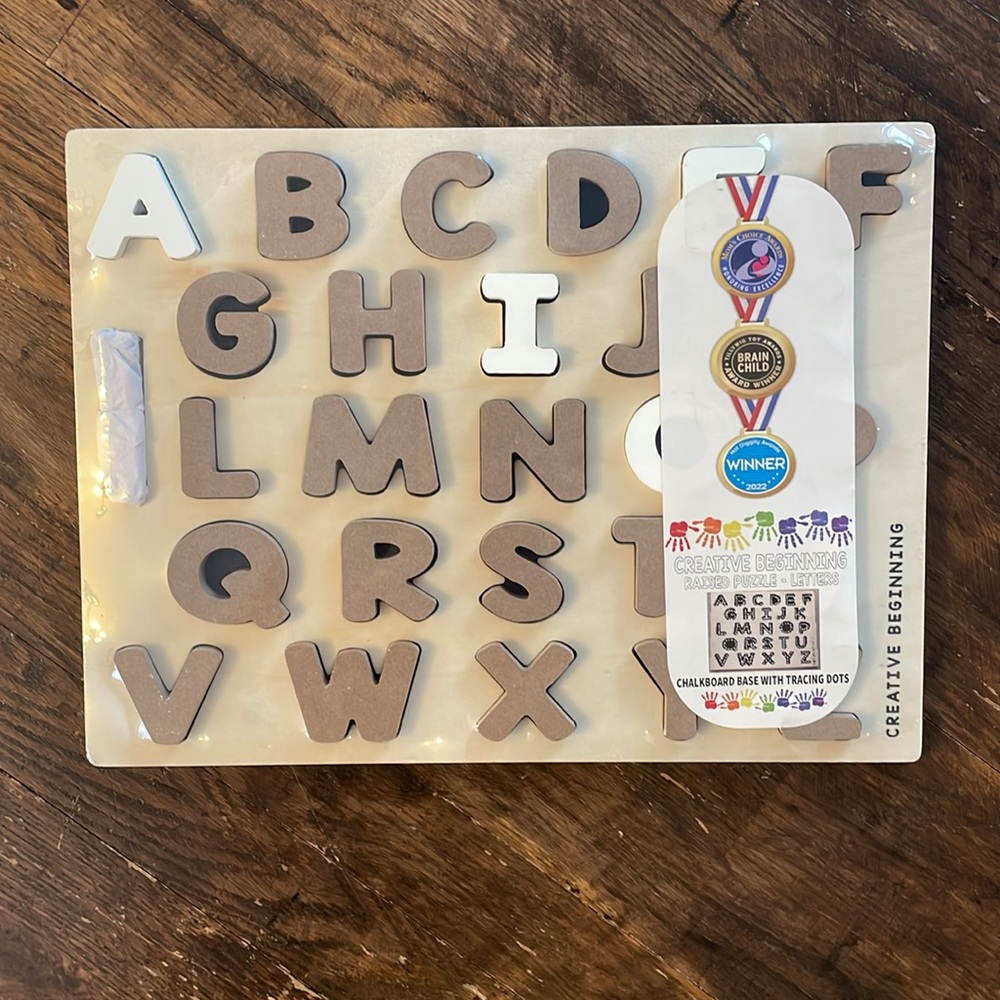 Alphabet Puzzle Wooden and Composite